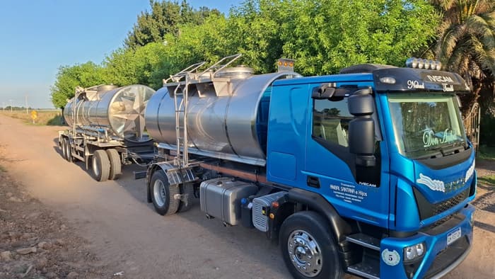 Equipo camión tanque y acoplado Aljo